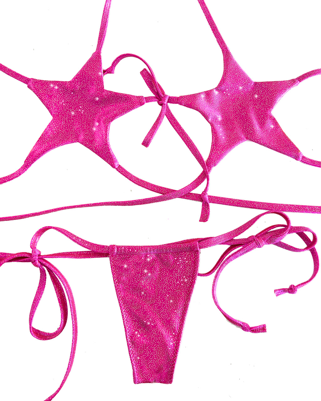 Holographic Star Bikini