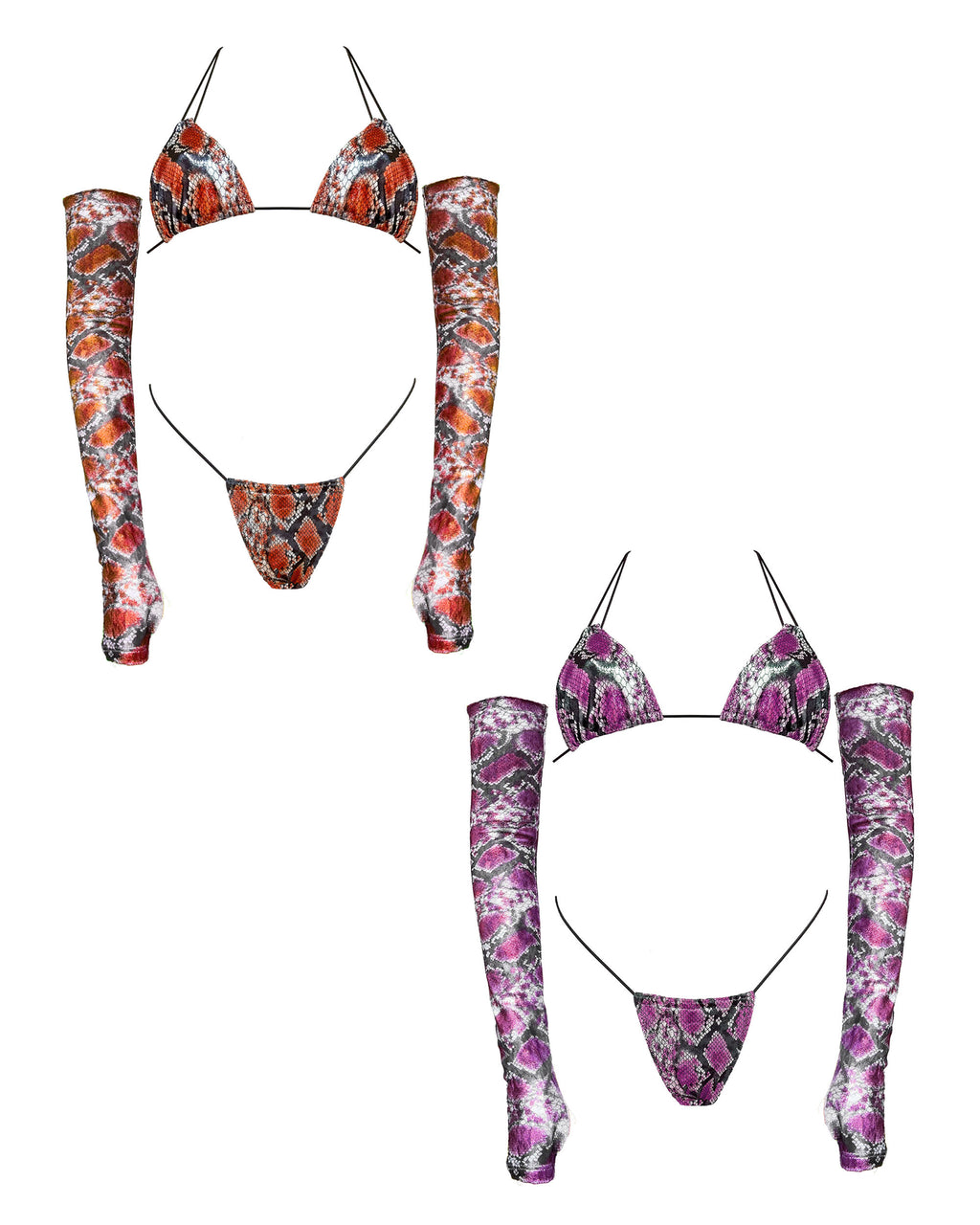 Metallic Snake Set