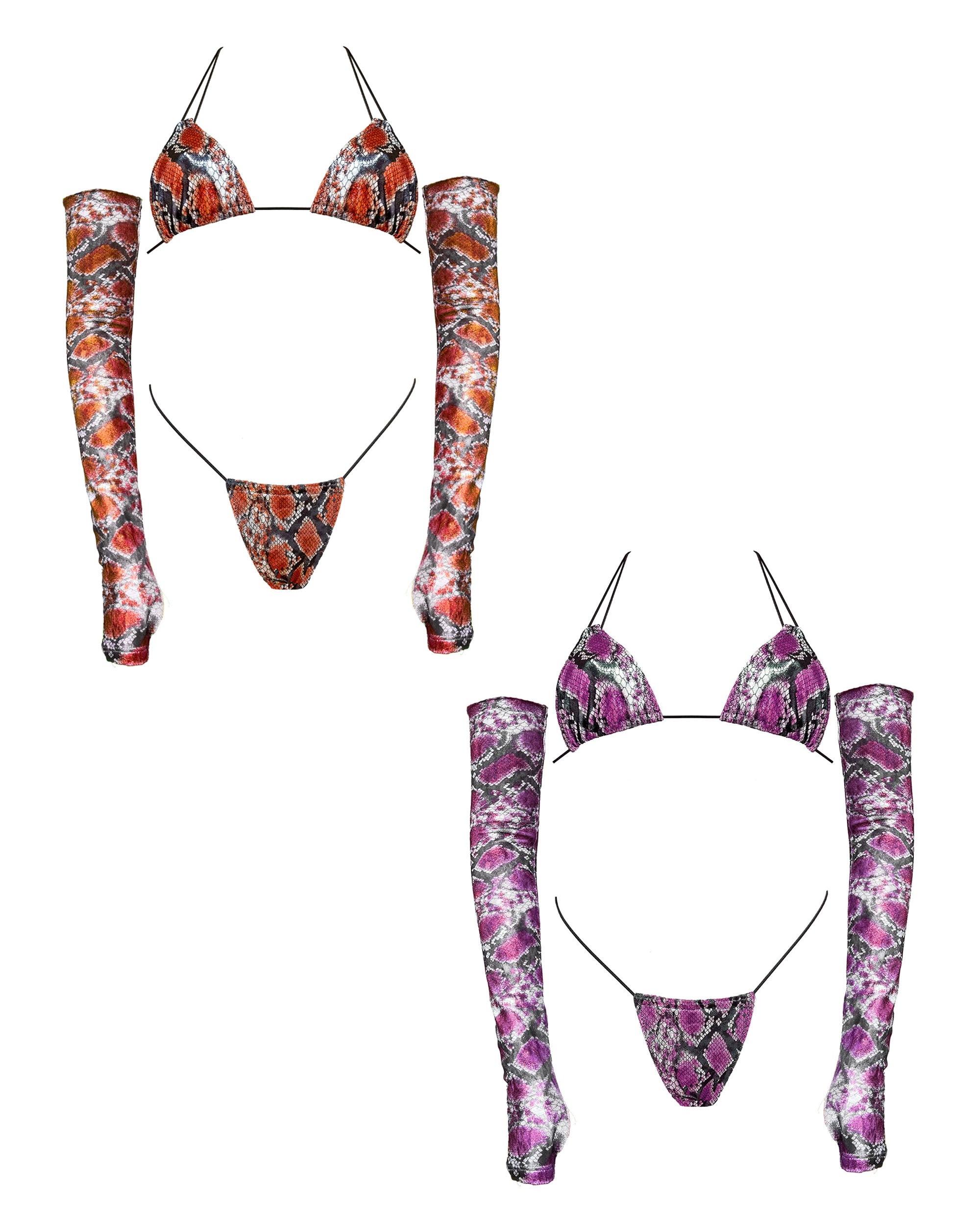 Metallic Snake Set