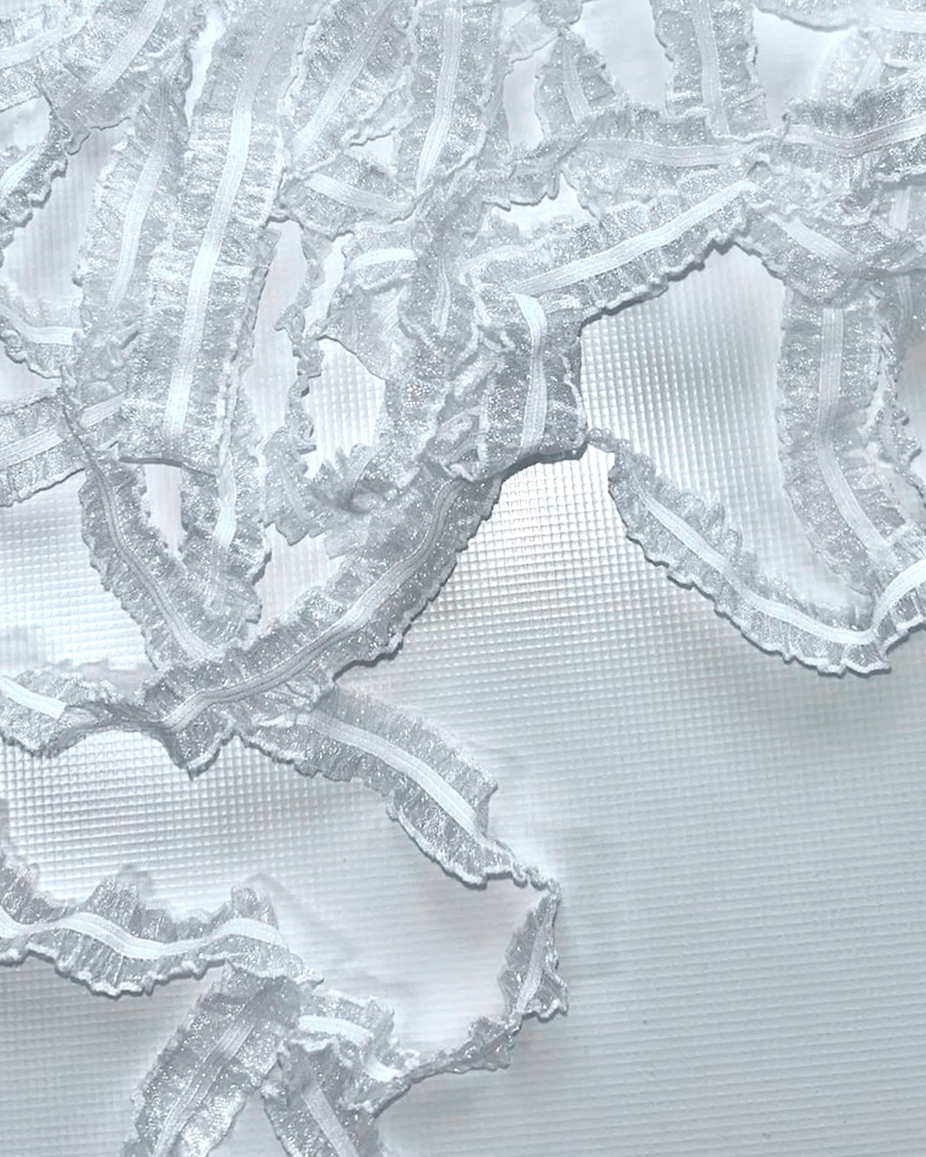 White Lace Garter