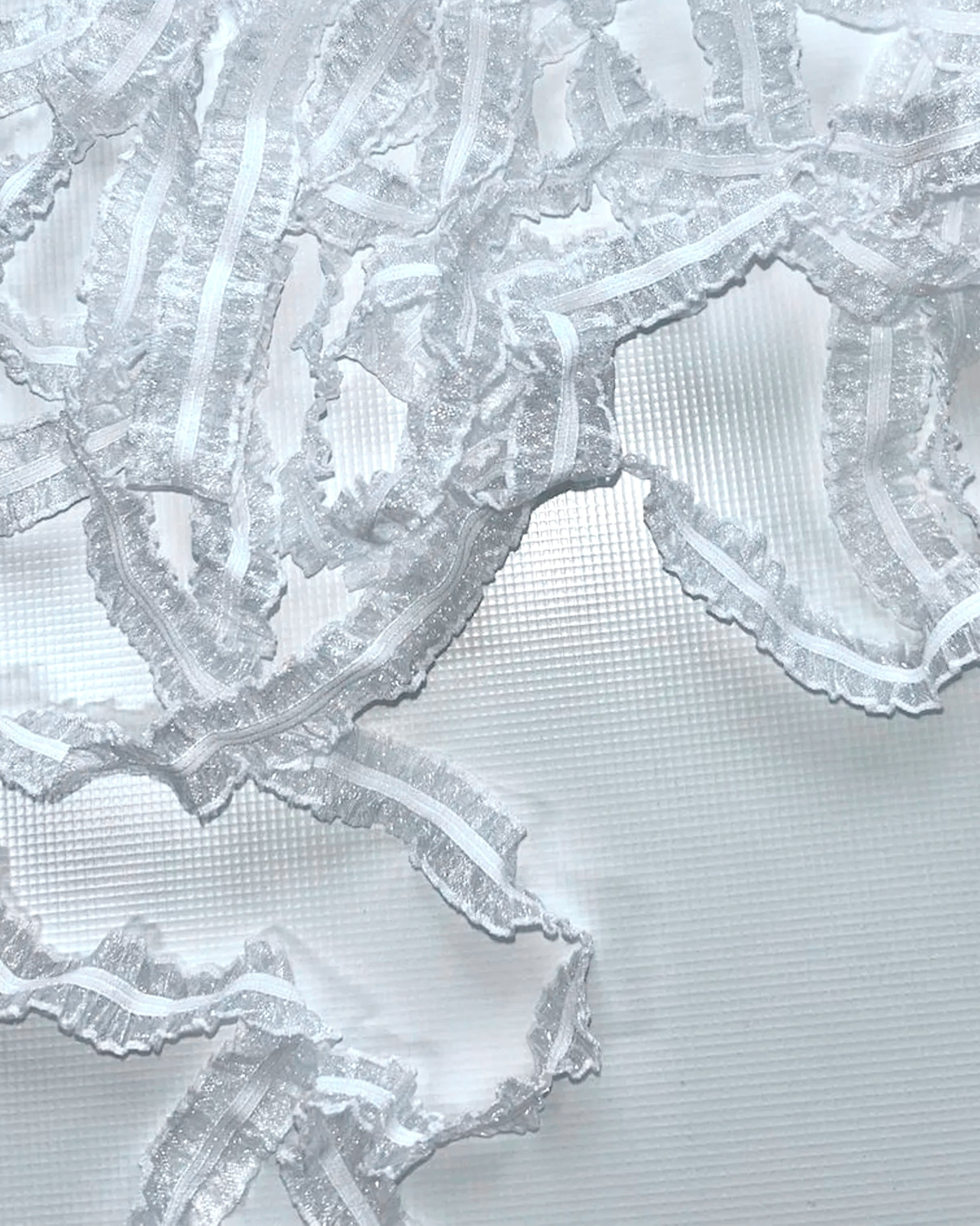 White Lace Garter